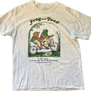 Frog and Toad Graphic Tee - White